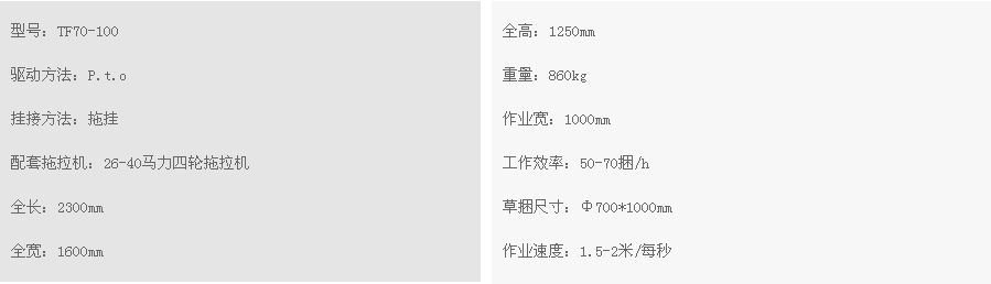 拖拉機(jī)帶自動(dòng)撿拾打捆機(jī)